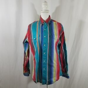 Wrangler Cowboy Cut 15 1/2- 34 Men's Button Down Made in USA